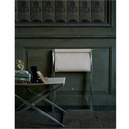 FRITZ HANSEN（フリッツハンセン）/PK91/フォールディングスツール/Canvas / ナチュラル/ベース: Steel / スプリングスチール, サテン仕上げ - マット【納期】ご注文後確認
