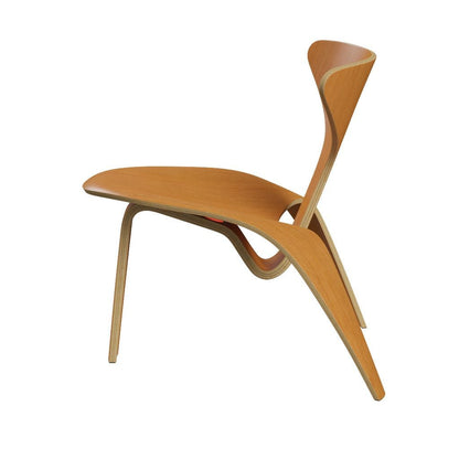 FRITZ HANSEN（フリッツハンセン）/PK0 A/ラウンジチェア/シェル: ナチュラルウッド / オレゴンパイン【納期】ご注文後確認