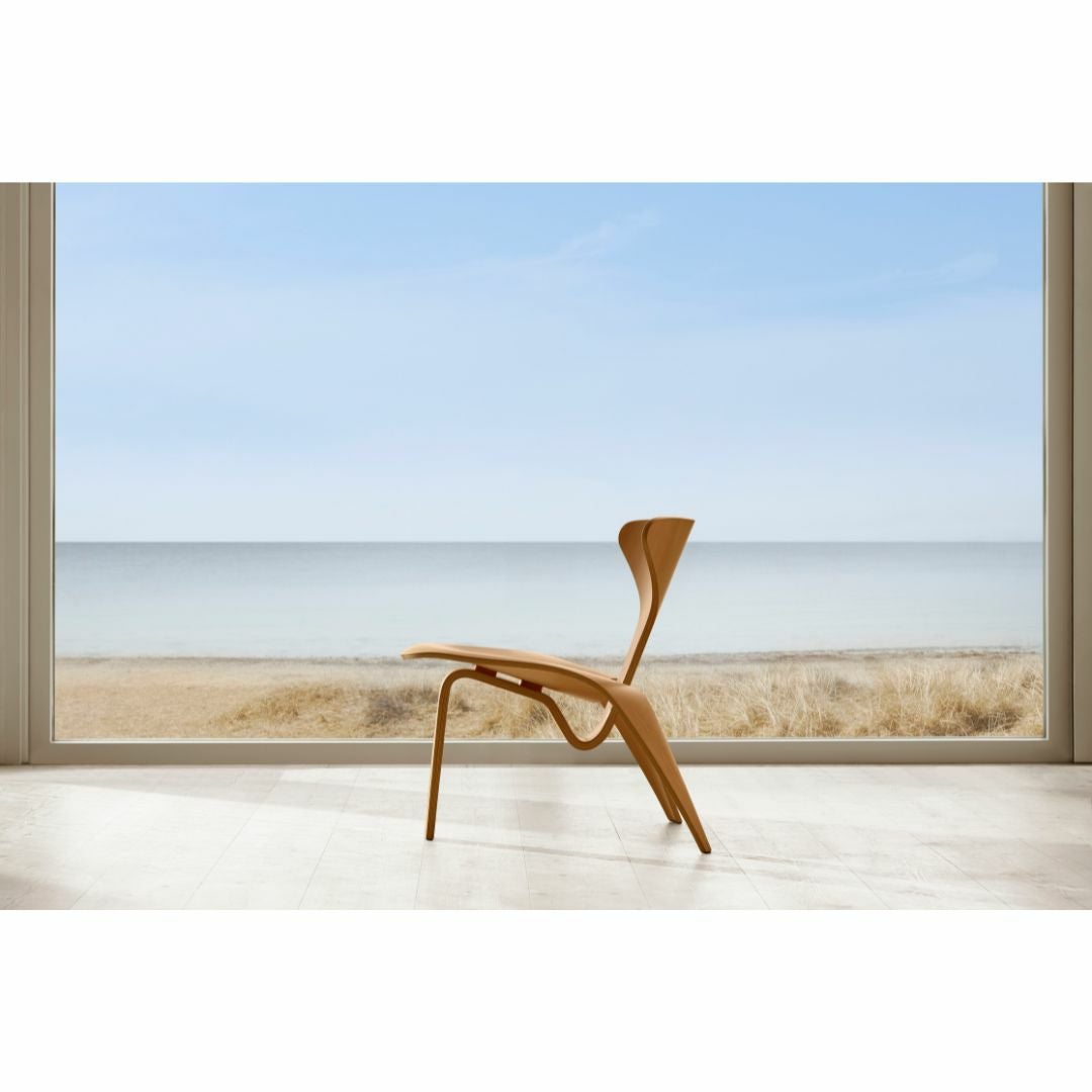 FRITZ HANSEN（フリッツハンセン）/PK0 A/ラウンジチェア/シェル: ナチュラルウッド / オレゴンパイン【納期】ご注文後確認