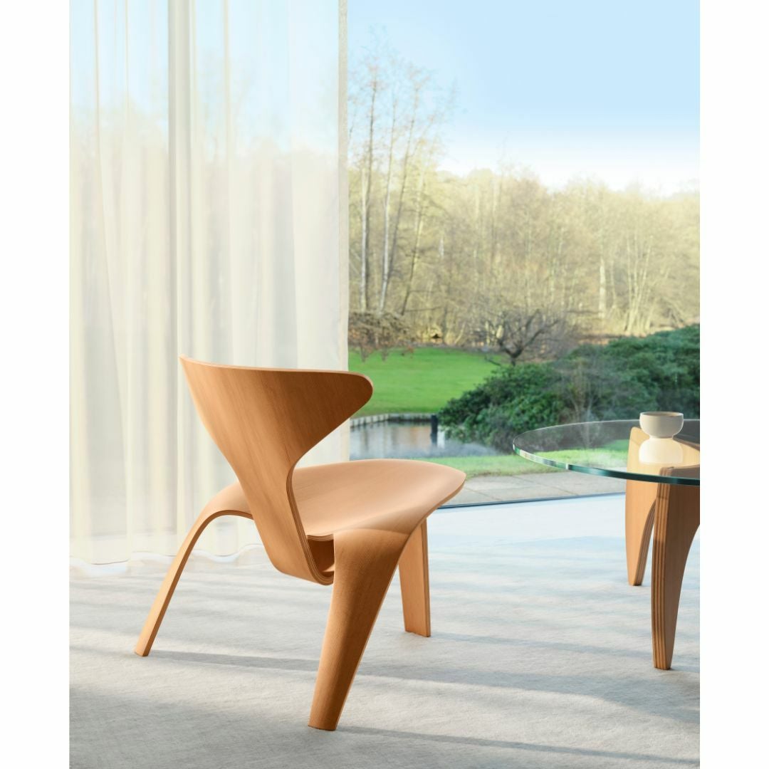FRITZ HANSEN（フリッツハンセン）/PK0 A/ラウンジチェア/シェル: ナチュラルウッド / オレゴンパイン【納期】ご注文後確認