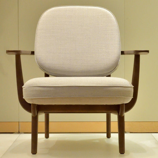 【店頭在庫品】FRITZ HANSEN（フリッツハンセン）/FRED（フレッド）/JH97/ラウンジチェア/ウォルナットステインドオーク/クリスチャンハウン ベージュ 1121