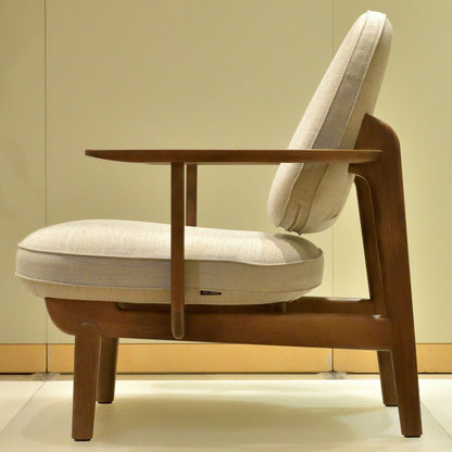 【店頭在庫品】FRITZ HANSEN（フリッツハンセン）/FRED（フレッド）/JH97/ラウンジチェア/ウォルナットステインドオーク/クリスチャンハウン ベージュ 1121