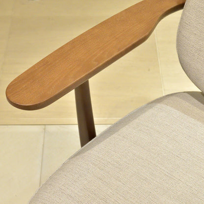 【店頭在庫品】FRITZ HANSEN（フリッツハンセン）/FRED（フレッド）/JH97/ラウンジチェア/ウォルナットステインドオーク/クリスチャンハウン ベージュ 1121