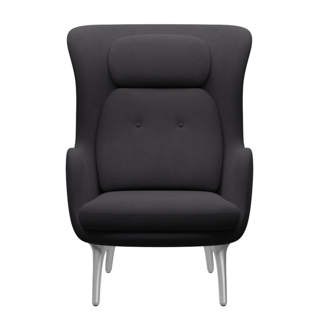 FRITZ HANSEN（フリッツハンセン）/Ro/JH1/Fiord / ブラック (981)/アルミニウム / サテン仕上げ - マット【納期】ご注文後確認