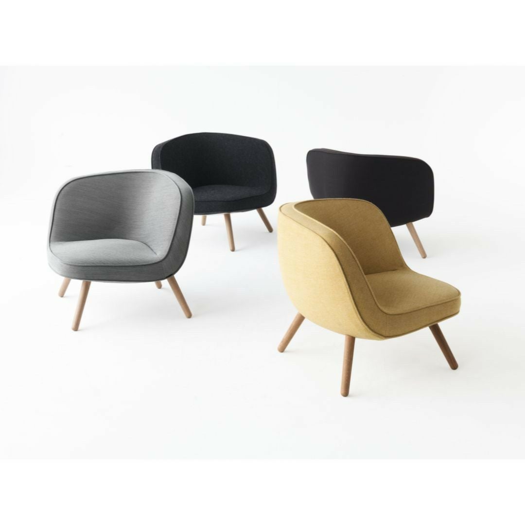 FRITZ HANSEN（フリッツハンセン）/VIA57/BI01/ラウンジチェア/クリスチャンハウン / ライトベージュ (1120)/ラッカー仕上げ無垢材 / オーク【納期】ご注文後確認