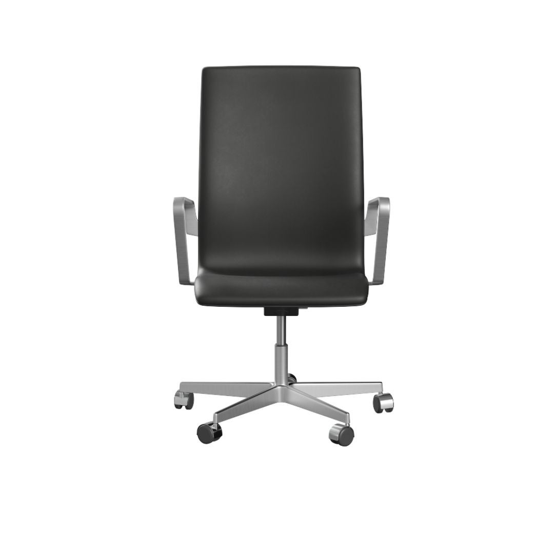 Fritz Hansen（フリッツハンセン）/オックスフォード(ミディアムバック)/「3293W」/エッシェンシャル：ブラック/脚：5スターキャスター付き/サテン仕上げ/シート高さ調整