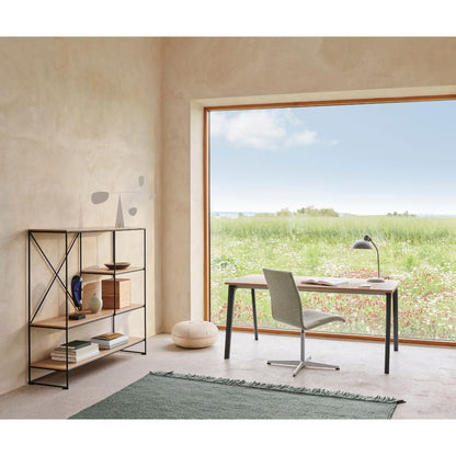 Fritz Hansen（フリッツハンセン）/オックスフォード(ミディアムバック)/「3293W」/エッシェンシャル：ブラック/脚：5スターキャスター付き/サテン仕上げ/シート高さ調整
