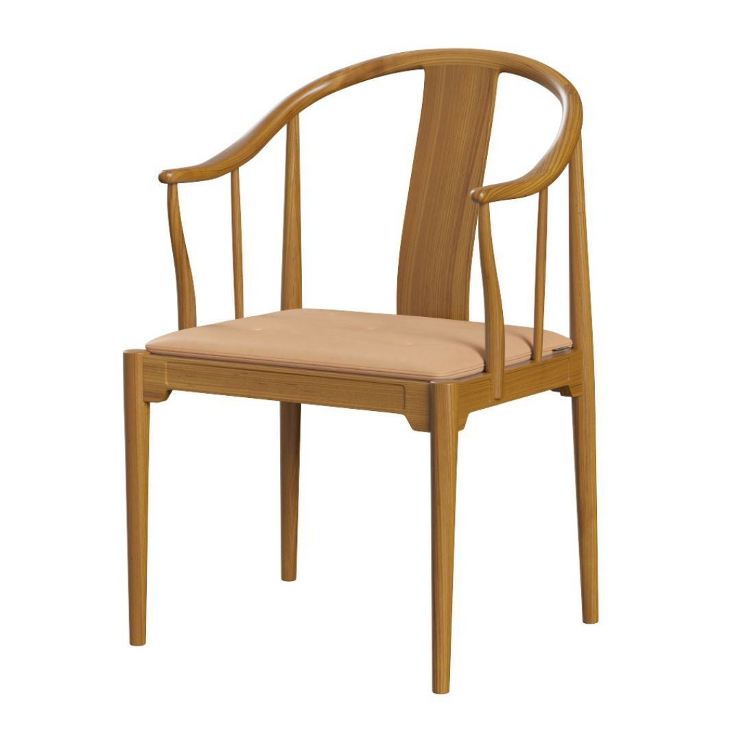 FRITZ HANSEN（フリッツハンセン）/China Chair(チャイナチェア)/4283/ラッカー仕上げ無垢材 / チェリー/ナチュラルレザー【納期】ご注文後確認