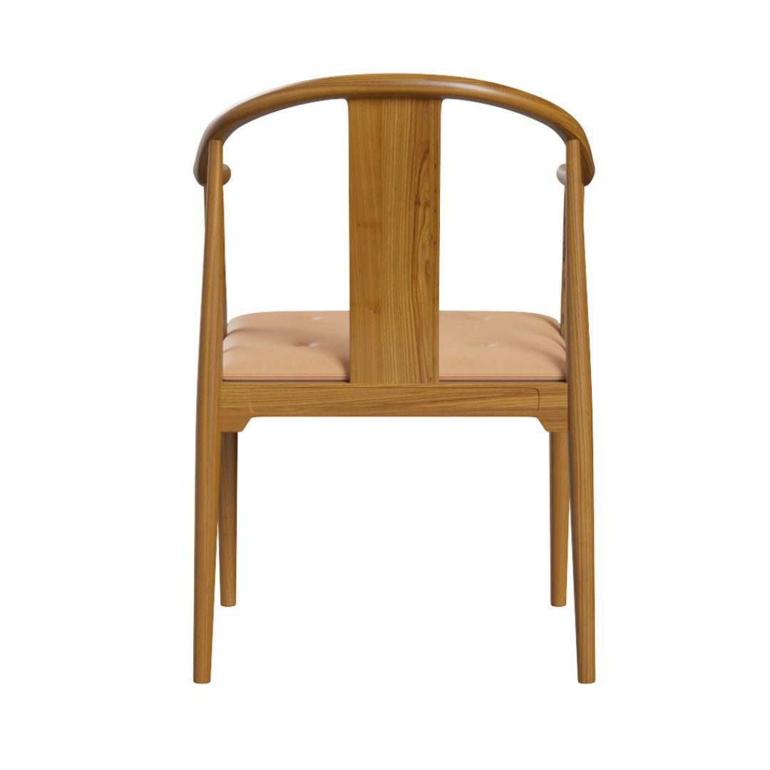 FRITZ HANSEN（フリッツハンセン）/China Chair(チャイナチェア)/4283/ラッカー仕上げ無垢材 / チェリー/ナチュラルレザー【納期】ご注文後確認