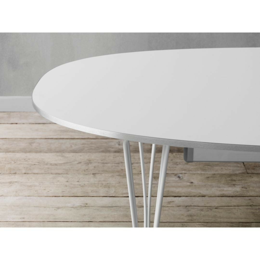 FRITZ HANSEN（フリッツハンセン）/PK54/ダイニングテーブル/大理石, マットポリッシュ仕上げ / グレーブラウン/スプリングスチール, サテン仕上げ - マット【納期】ご注文後確認