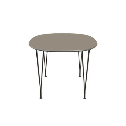 FRITZ HANSEN（フリッツハンセン）/Super Elliptical table/スーパー楕円テーブル/B616/Fenixラミネート / ブラウンオッタワ/w1700/アルミニウム / サテン仕上げ - マット/粉体塗装仕上げスチール / ブラウンブロンズ【納期】ご注文後確認