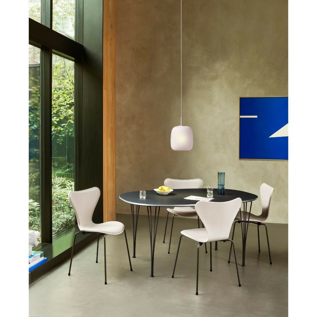FRITZ HANSEN（フリッツハンセン）/Super Elliptical table/スーパー楕円テーブル/B616/Fenixラミネート / ブラウンオッタワ/w1700/アルミニウム / サテン仕上げ - マット/粉体塗装仕上げスチール / ブラウンブロンズ【納期】ご注文後確認