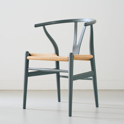 【カールハンセン別注Kvadratクッションプレゼント】CARL HANSEN & SON（カールハンセン&サン）/CH24/Yチェア（ワイチェア）/ビーチ材/SOFT/アンスラサイトグレー/ナチュラルペーパーコード【納期】ご注文後確認
