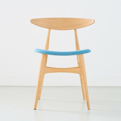 CARL HANSEN & SON（カールハンセン&サン）/CH33P/チェア/オーク材/ホワイトオイル仕上げ/座面：ファブリック(Re-wool 0758)