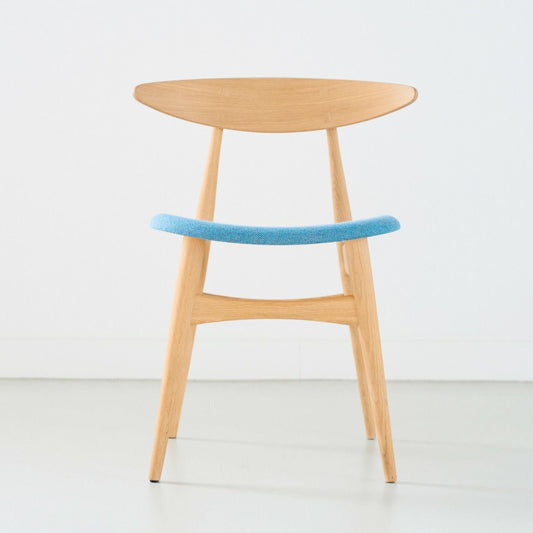 CARL HANSEN & SON（カールハンセン&サン）/CH33P/チェア/オーク材/ホワイトオイル仕上げ/座面：ファブリック(Re-wool 0758)