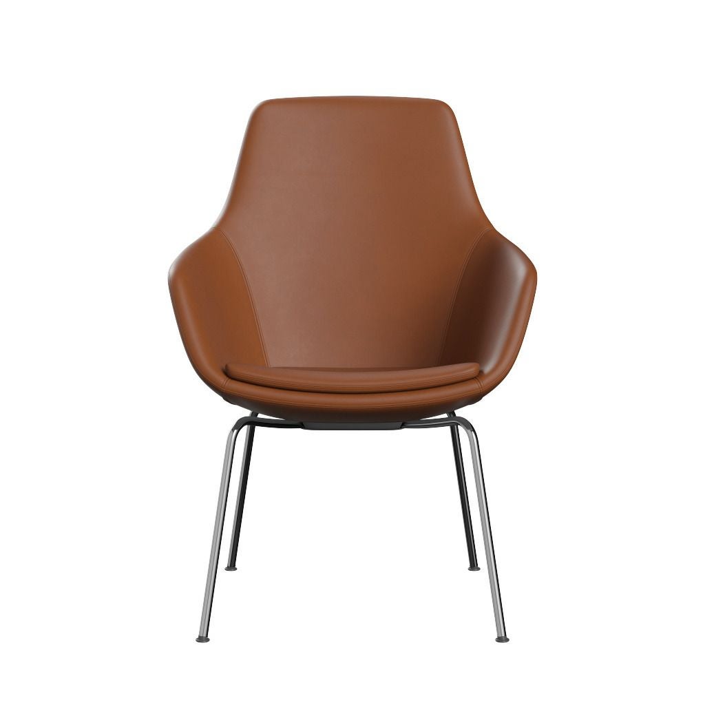 FRITZ HANSEN（フリッツハンセン）/LITTLE GIRAFFE（リトルジラフ）/3210/エッセンシャルレザー / ウォルナット/仕上げスチール, クローム仕上げ - ハイグロス
