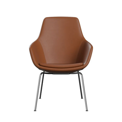 FRITZ HANSEN（フリッツハンセン）/LITTLE GIRAFFE（リトルジラフ）/3210/エッセンシャルレザー / ウォルナット/仕上げスチール, クローム仕上げ - ハイグロス