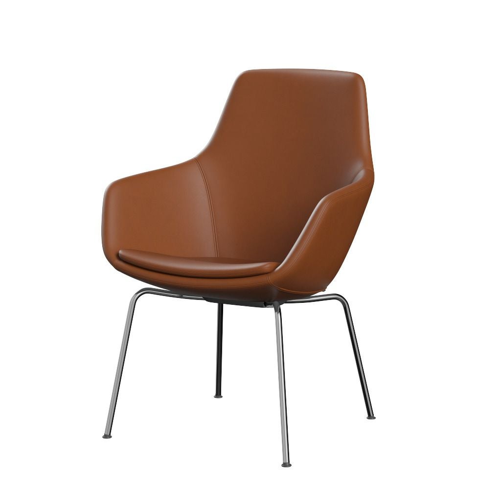 FRITZ HANSEN（フリッツハンセン）/LITTLE GIRAFFE（リトルジラフ）/3210/エッセンシャルレザー / ウォルナット/仕上げスチール, クローム仕上げ - ハイグロス