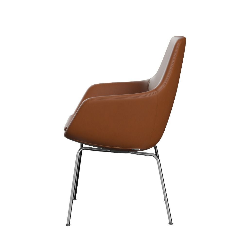 FRITZ HANSEN（フリッツハンセン）/LITTLE GIRAFFE（リトルジラフ）/3210/エッセンシャルレザー / ウォルナット/仕上げスチール, クローム仕上げ - ハイグロス