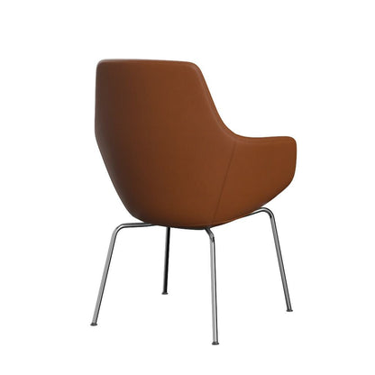 FRITZ HANSEN（フリッツハンセン）/LITTLE GIRAFFE（リトルジラフ）/3210/エッセンシャルレザー / ウォルナット/仕上げスチール, クローム仕上げ - ハイグロス