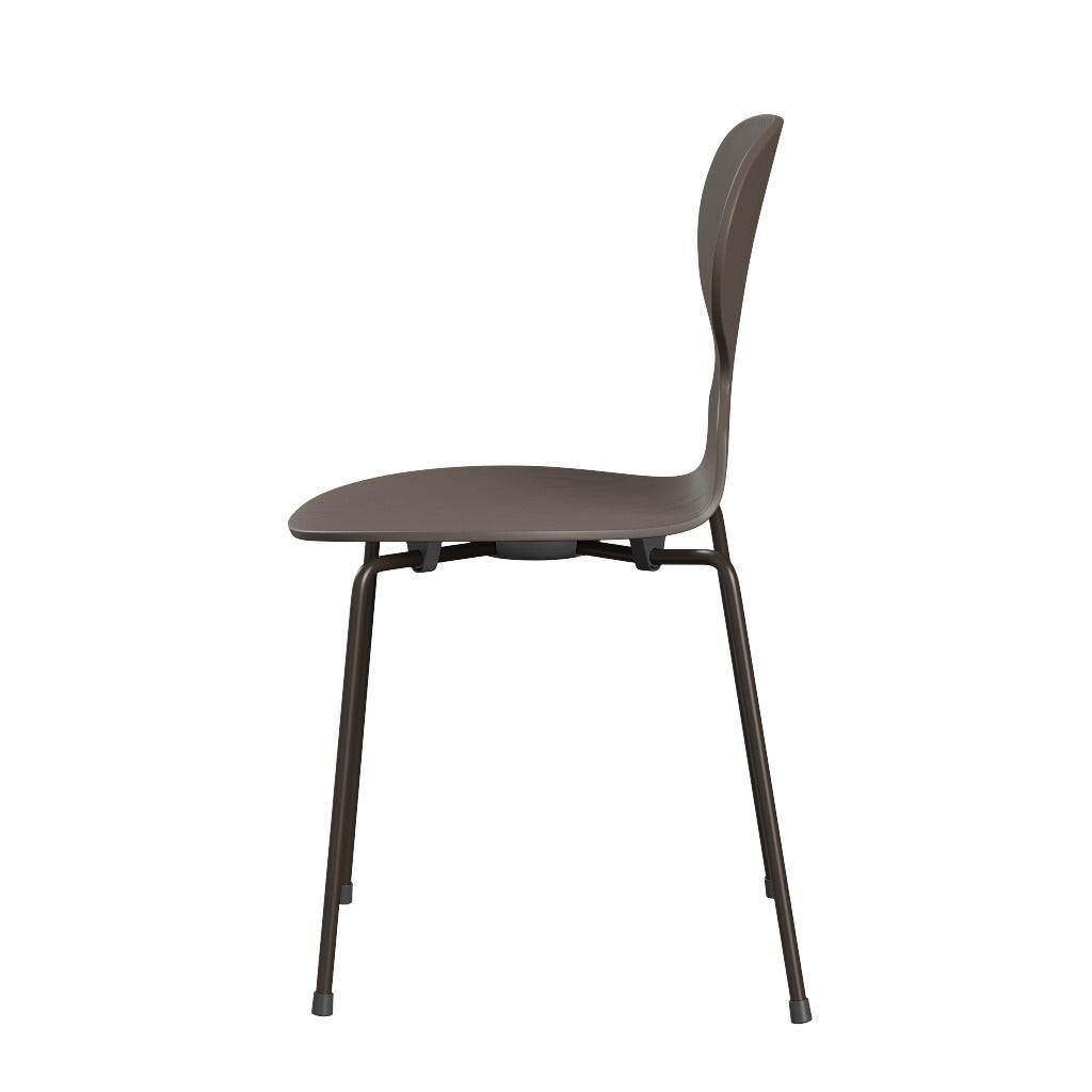 FRITZ HANSEN（フリッツハンセン）/アリンコチェア/3101/カラードアッシュ / アッシュ, ディープクレイ (145)/粉体塗装仕上げスチール / ブラウンブロンズ/SH43㎝