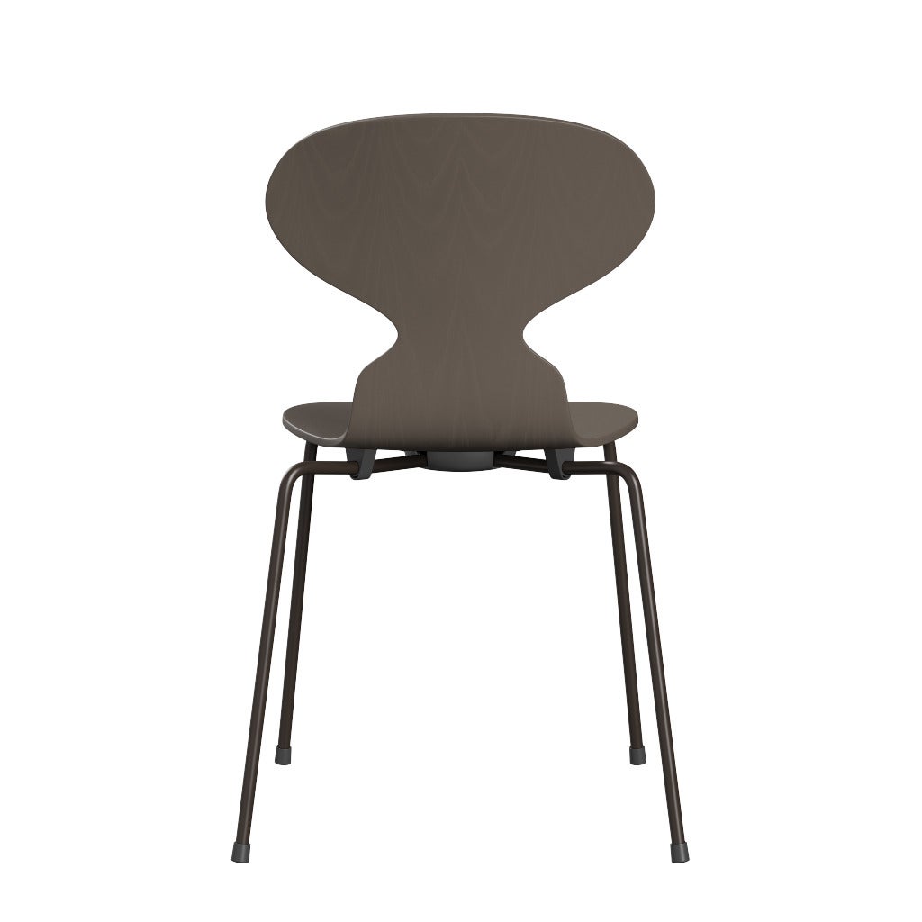 FRITZ HANSEN（フリッツハンセン）/アリンコチェア/3101/カラードアッシュ / アッシュ, ディープクレイ (145)/粉体塗装仕上げスチール / ブラウンブロンズ/SH43㎝