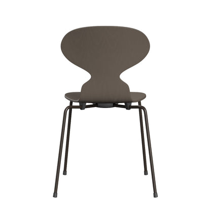 FRITZ HANSEN（フリッツハンセン）/アリンコチェア/3101/カラードアッシュ / アッシュ, ディープクレイ (145)/粉体塗装仕上げスチール / ブラウンブロンズ/SH43㎝
