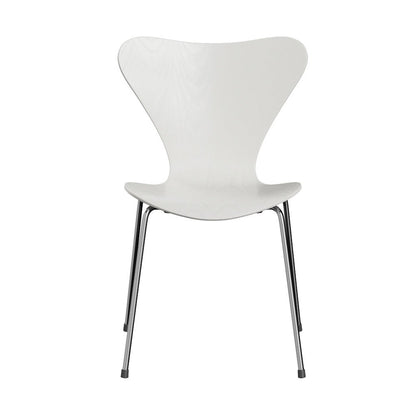 FRITZ HANSEN（フリッツハンセン）/セブンチェア/3107/カラードアッシュ / アッシュ, ホワイト (105)/Steel / 仕上げスチール, クローム仕上げ - ハイグロス