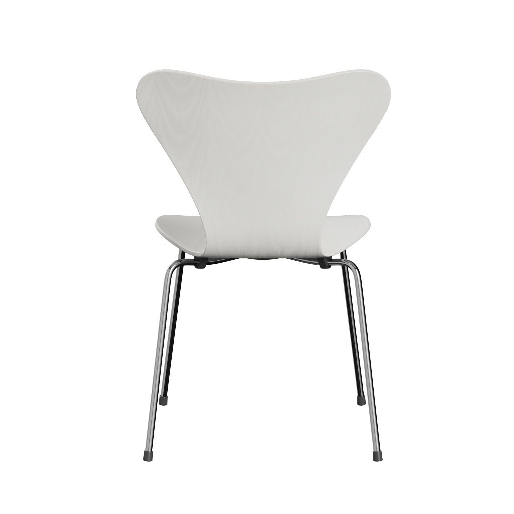 FRITZ HANSEN（フリッツハンセン）/セブンチェア/3107/カラードアッシュ / アッシュ, ホワイト (105)/Steel / 仕上げスチール, クローム仕上げ - ハイグロス
