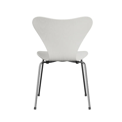 FRITZ HANSEN（フリッツハンセン）/セブンチェア/3107/カラードアッシュ / アッシュ, ホワイト (105)/Steel / 仕上げスチール, クローム仕上げ - ハイグロス
