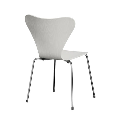 FRITZ HANSEN（フリッツハンセン）/セブンチェア/3107/カラードアッシュ / アッシュ, ホワイト (105)/Steel / 仕上げスチール, クローム仕上げ - ハイグロス