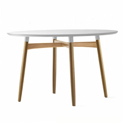 CARL HANSEN & SON（カールハンセン&サン）/BA103/ダイニングテーブル/Φ110㎝/ホワイトラミネート天板/オーク材/オイル仕上げ【納期】ご注文後確認