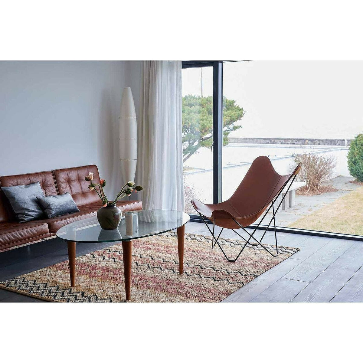 CUERO（クエロ）/BKF CHAIR/BUTTERFLY CHAIR/PAMPA MARIPOSA BLACK【納期】約3～4週間（メーカー欠品時を除く）