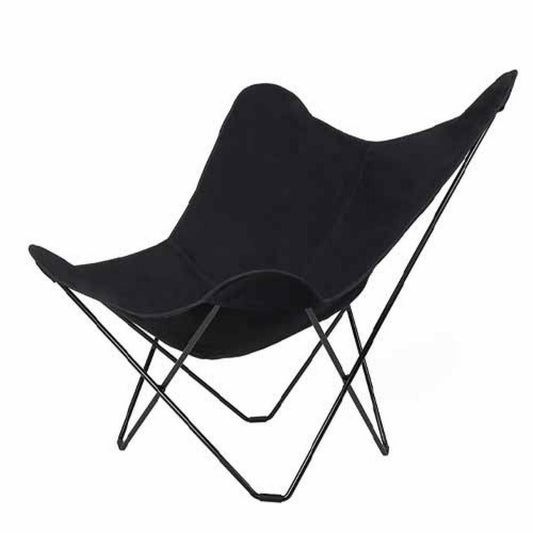 CUERO（クエロ）/BKF CHAIR/BUTTERFLY CHAIR/CANVAS BLACK【納期】約3～4週間（メーカー欠品時を除く）