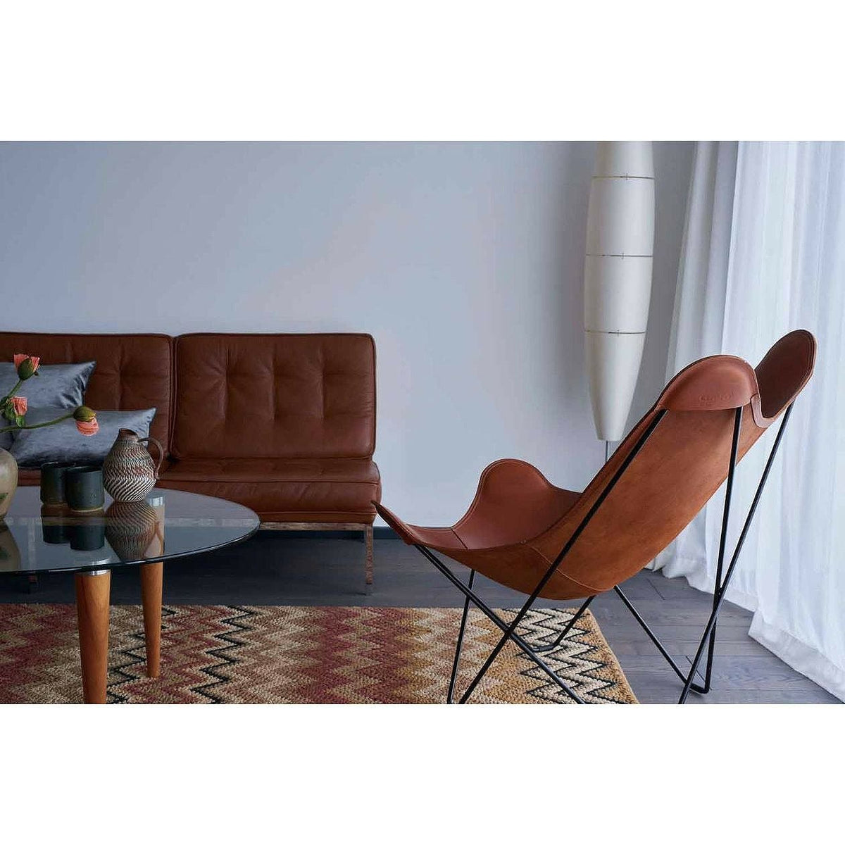 CUERO（クエロ）/BKF CHAIR/BUTTERFLY CHAIR/CANVAS BLACK【納期】約3～4週間（メーカー欠品時を除く）