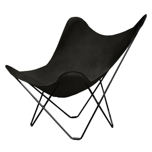 CUERO（クエロ）/BKF CHAIR/BUTTERFLY CHAIR/SUNBRELLA FABRIC CHARCOAL/Indoor Frame【納期】約3～4週間（メーカー欠品時を除く）