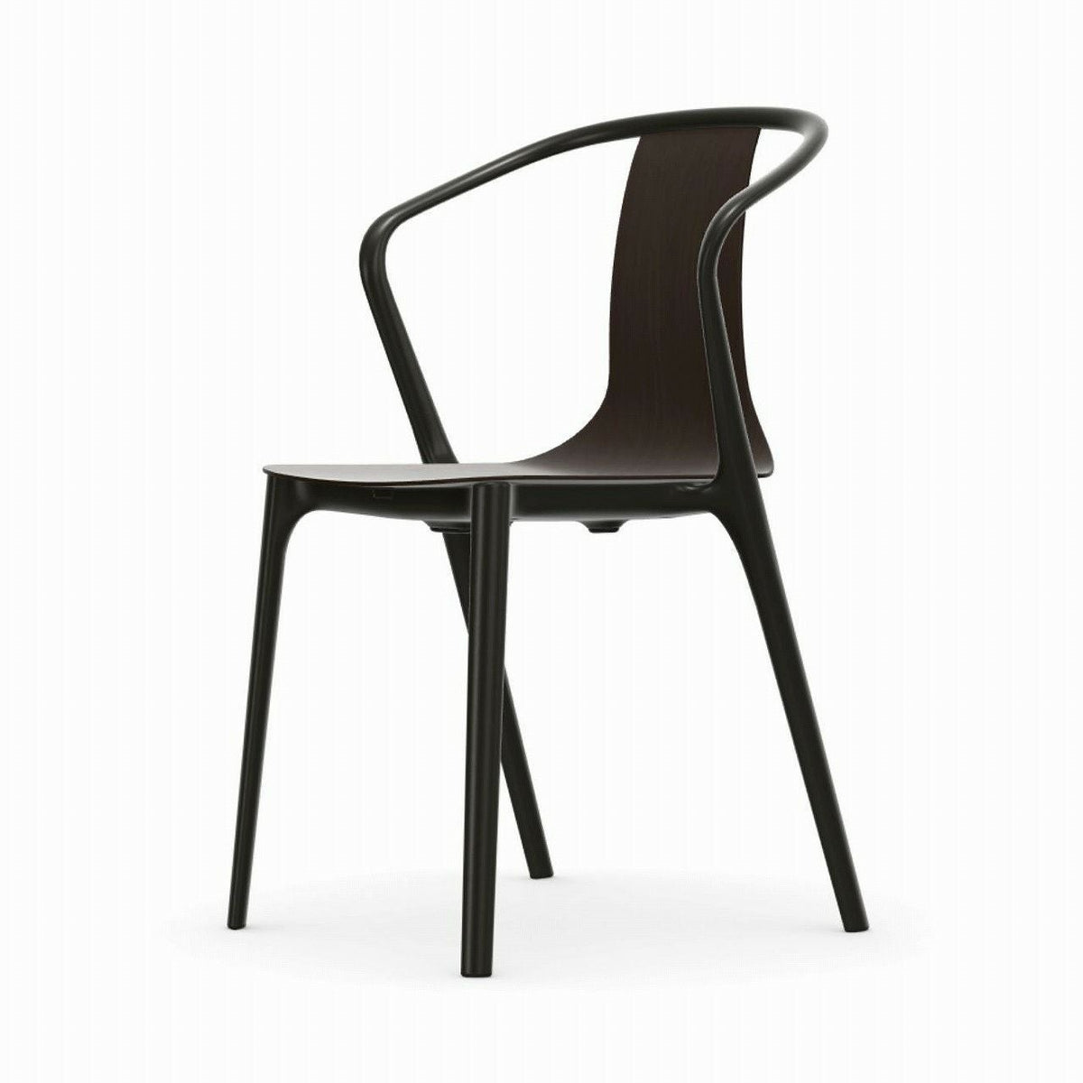 Vitra（ヴィトラ）/Belleville Armchair（ベルヴィル アームチェア ウッドシェル）/wooden shell/dark oak（ダークオーク）【納期】約3～4週間（メーカー欠品時を除く）