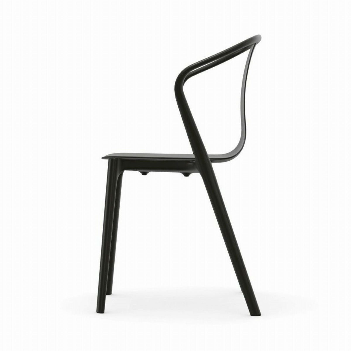 Vitra（ヴィトラ）/Belleville Armchair（ベルヴィル アームチェア プラスチックシェル）/plastic shell/deep black（ディープブラック）【納期】約3～4週間（メーカー欠品時を除く）