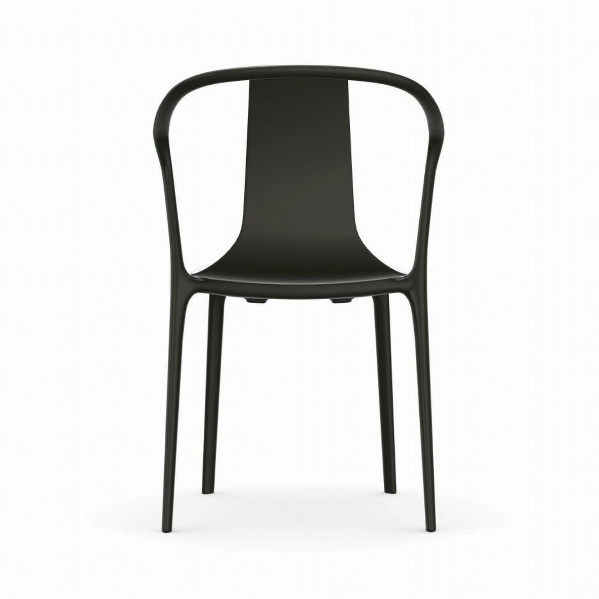 Vitra（ヴィトラ）/Belleville Armchair（ベルヴィル アームチェア プラスチックシェル）/plastic shell/deep black（ディープブラック）【納期】約3～4週間（メーカー欠品時を除く）