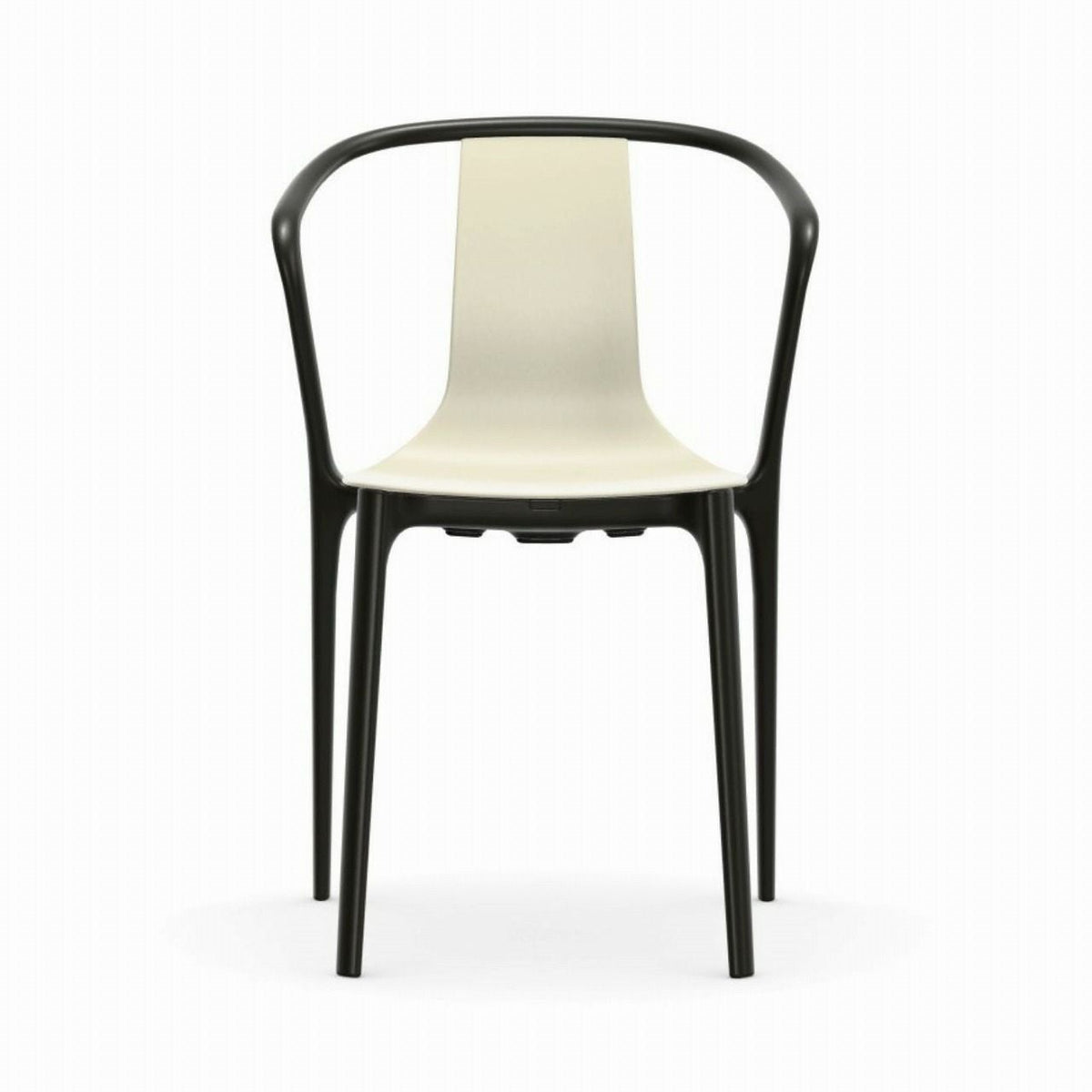 Vitra（ヴィトラ）/Belleville Armchair（ベルヴィル アームチェア プラスチックシェル）/plastic shell/cream（クリーム）【納期】約3～4週間（メーカー欠品時を除く）