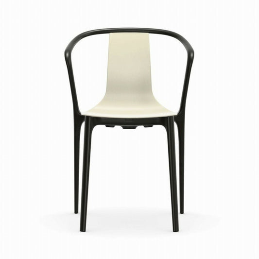 Vitra（ヴィトラ）/Belleville Armchair（ベルヴィル アームチェア プラスチックシェル）/plastic shell/cream（クリーム）【納期】約3～4週間（メーカー欠品時を除く）