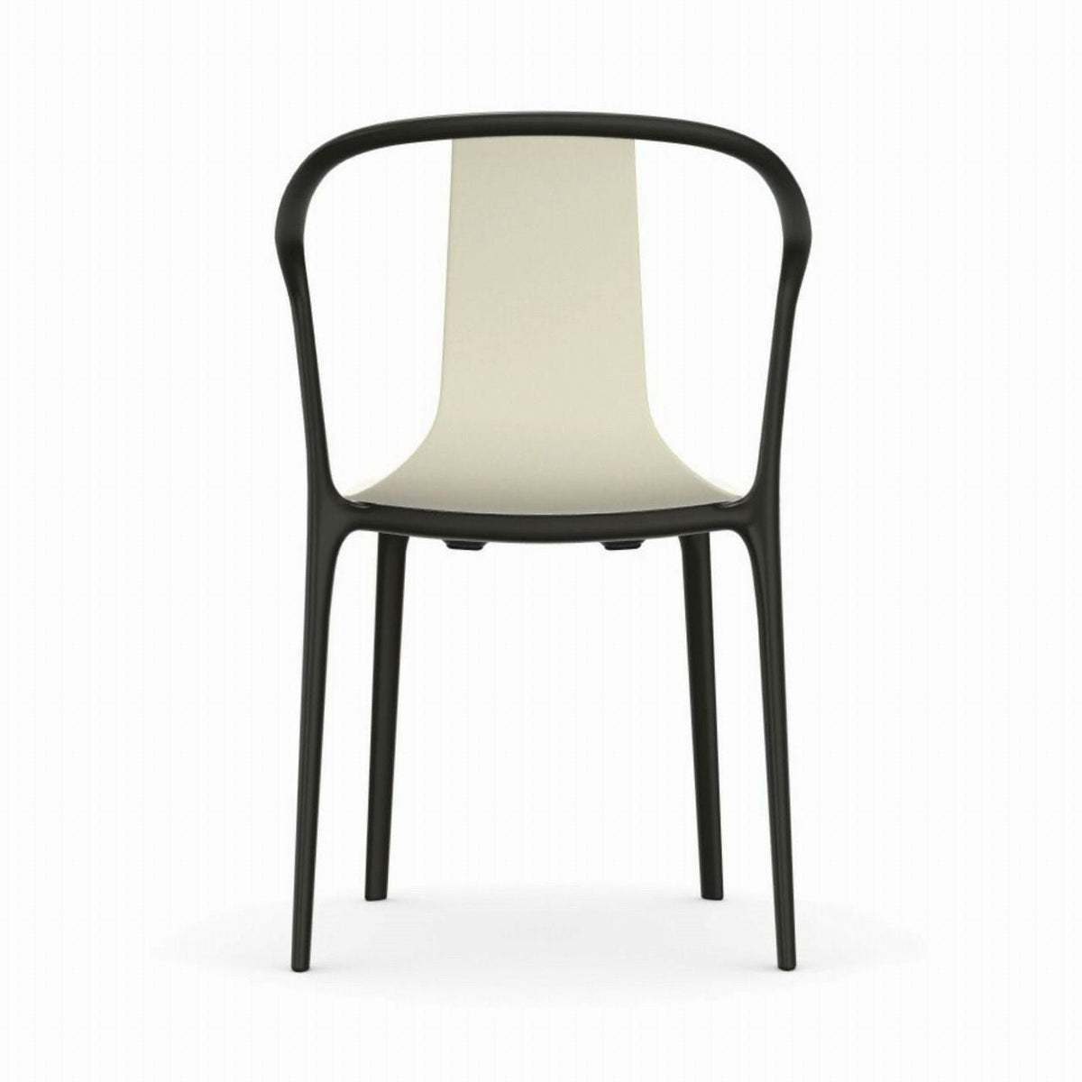 Vitra（ヴィトラ）/Belleville Armchair（ベルヴィル アームチェア プラスチックシェル）/plastic shell/cream（クリーム）【納期】約3～4週間（メーカー欠品時を除く）