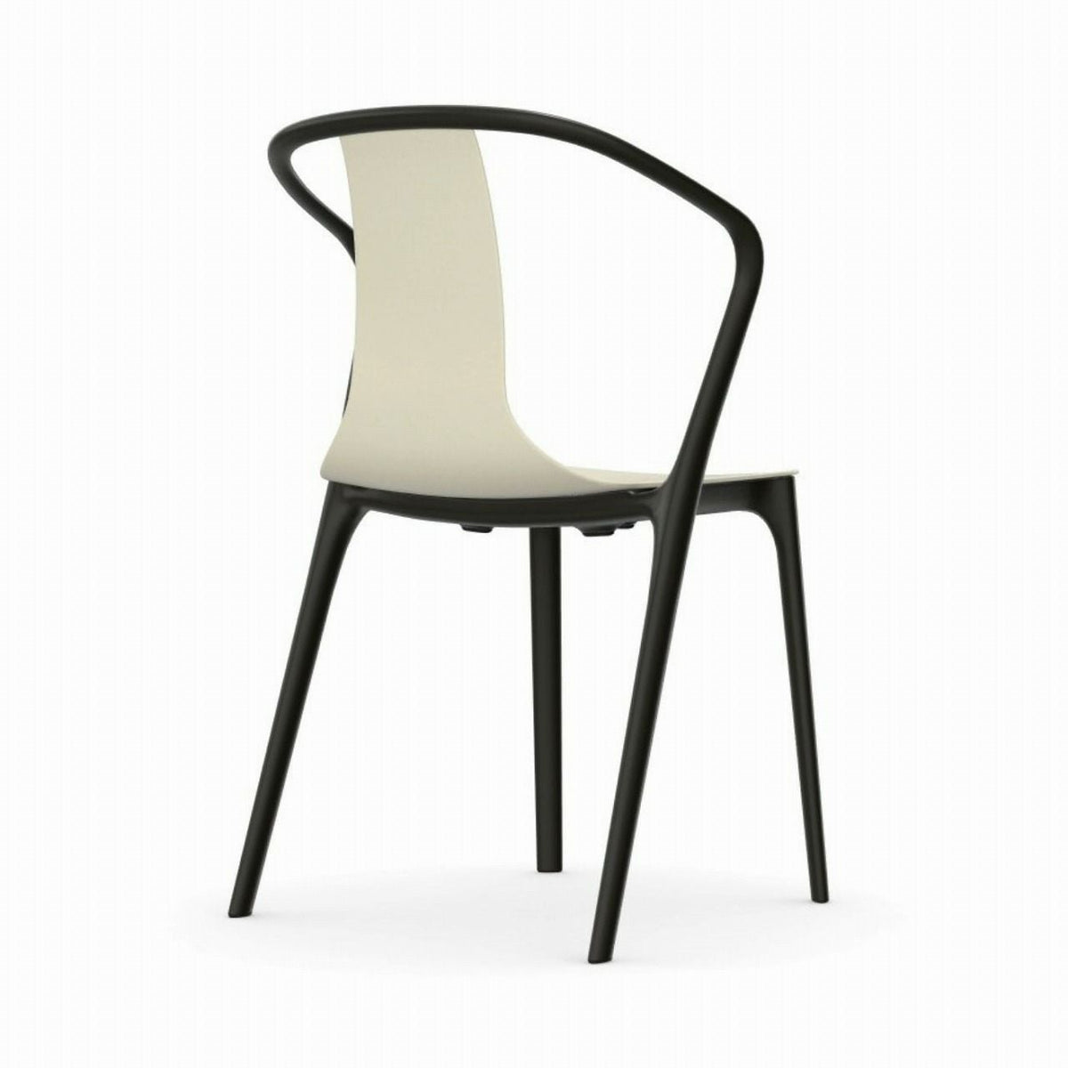 Vitra（ヴィトラ）/Belleville Armchair（ベルヴィル アームチェア プラスチックシェル）/plastic shell/cream（クリーム）【納期】約3～4週間（メーカー欠品時を除く）