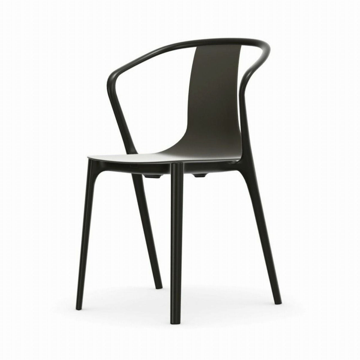 Vitra（ヴィトラ）/Belleville Armchair（ベルヴィル アームチェア プラスチックシェル）/plastic shell/basalt（バサルト）【納期】約3～4週間（メーカー欠品時を除く）
