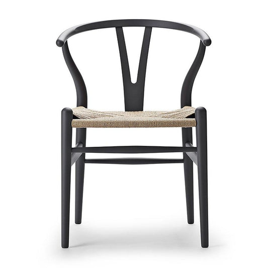 【カールハンセン別注Kvadratクッションプレゼント】CARL HANSEN & SON（カールハンセン&サン）/CH24/Yチェア（ワイチェア）/ビーチ材/SOFT ANTHRACITE GRAY仕上げ/ナチュラルペーパーコード/SH43【納期】ご注文後確認