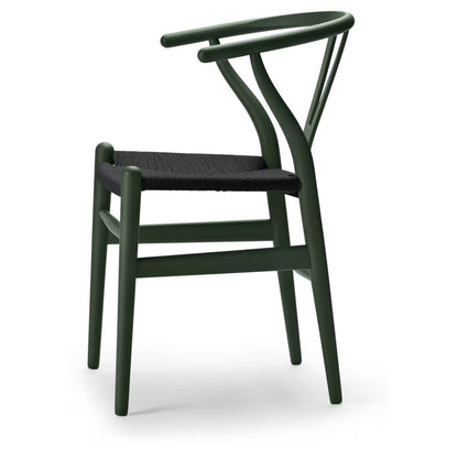 【カールハンセン別注Kvadratクッションプレゼント】CARL HANSEN & SON（カールハンセン&サン）/CH24/Yチェア（ワイチェア）/ビーチ材/SOFT GREEN仕上げ/ブラックペーパーコード/SH45【納期】ご注文後確認