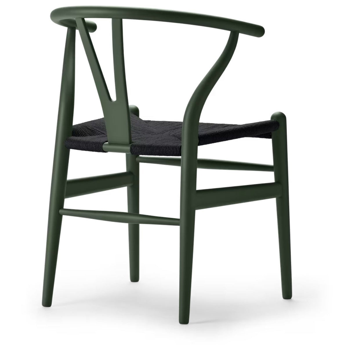 【カールハンセン別注Kvadratクッションプレゼント】CARL HANSEN & SON（カールハンセン&サン）/CH24/Yチェア（ワイチェア）/ビーチ材/SOFT GREEN仕上げ/ブラックペーパーコード/SH45【納期】ご注文後確認