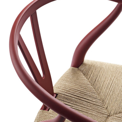 【カールハンセン別注Kvadratクッションプレゼント】CARL HANSEN & SON（カールハンセン&サン）/CH24/Yチェア（ワイチェア）/ビーチ材/SOFT RED BROWN仕上げ/ナチュラルペーパーコード/SH43【納期】ご注文後確認