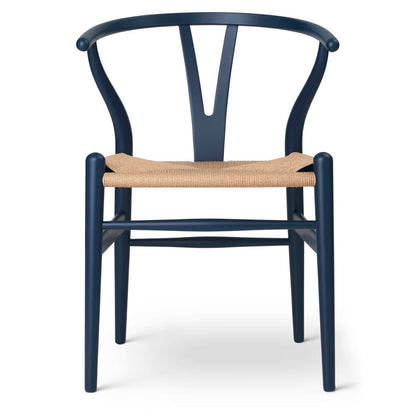 【カールハンセン別注Kvadratクッションプレゼント】CARL HANSEN & SON（カールハンセン&サン）/CH24/Yチェア（ワイチェア）/ビーチ材/SOFT BLUE仕上げ/ナチュラルペーパーコード/SH45【納期】ご注文後確認
