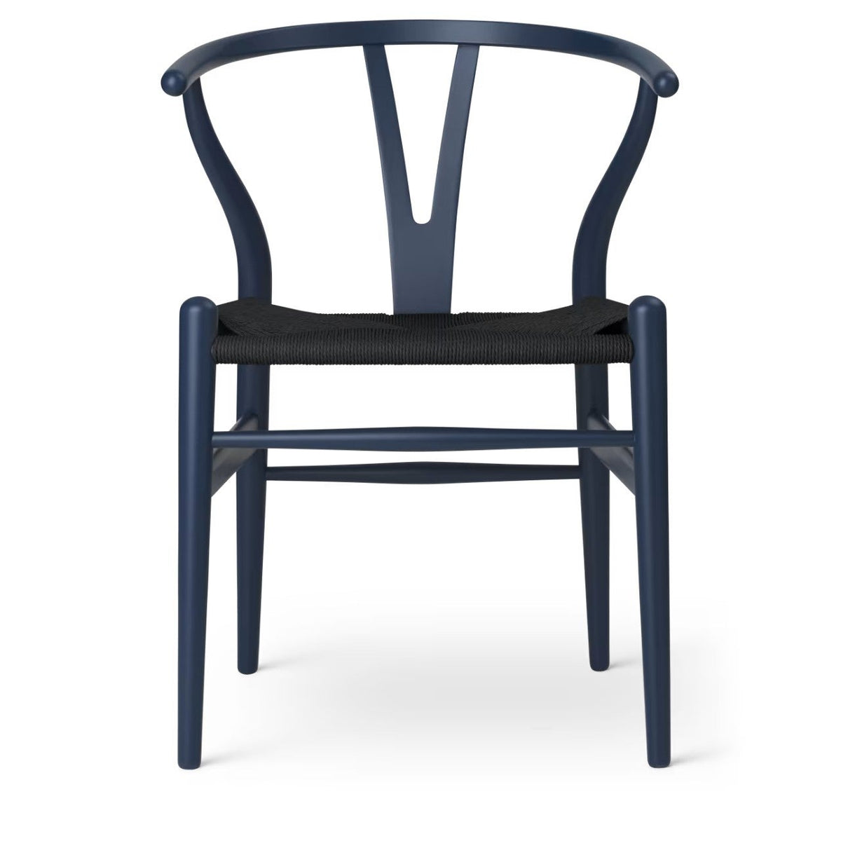 【カールハンセン別注Kvadratクッションプレゼント】CARL HANSEN & SON（カールハンセン&サン）/CH24/Yチェア（ワイチェア）/ビーチ材/SOFT BLUE仕上げ/ブラックペーパーコード/SH45【納期】ご注文後確認